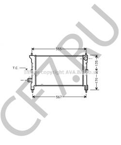 BTP2077 ROVER/TRIUMPH/AUSTIN Радиатор, охлаждение двигателя в городе Екатеринбург