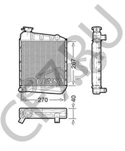 ARP1105 ROVER/TRIUMPH/AUSTIN Радиатор, охлаждение двигателя в городе Екатеринбург