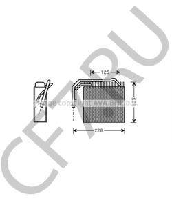 4798681 DODGE Испаритель, кондиционер в городе Екатеринбург