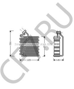 4644790 DODGE Испаритель, кондиционер в городе Екатеринбург