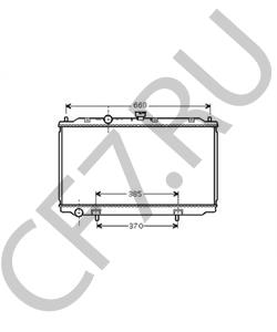 21400BN700 AWD Радиатор, охлаждение двигателя в городе Екатеринбург
