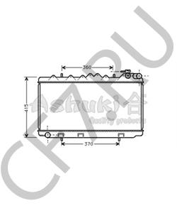 21400-72J20 AWD Радиатор, охлаждение двигателя в городе Екатеринбург