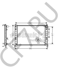 1214085/785 AUTO UNION Радиатор, охлаждение двигателя в городе Екатеринбург