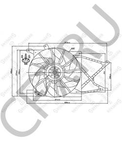 90570736 GM Диффузор вентилятора в городе Екатеринбург