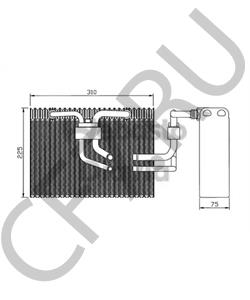 400111308 SAAB Испаритель, кондиционер в городе Екатеринбург