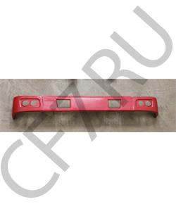 WG1641240001 HOWO Бампер самосвал металлический красный H2/H3 в городе Екатеринбург