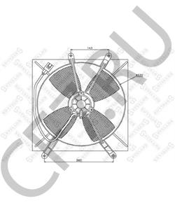 16361-11020 GEO Вентилятор, охлаждение двигателя в городе Екатеринбург