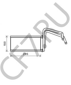 8710735100 BERLIET Теплообменник, отопление салона в городе Екатеринбург