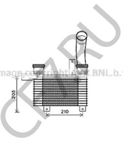 2371008020 SSANGYONG Интеркулер в городе Екатеринбург